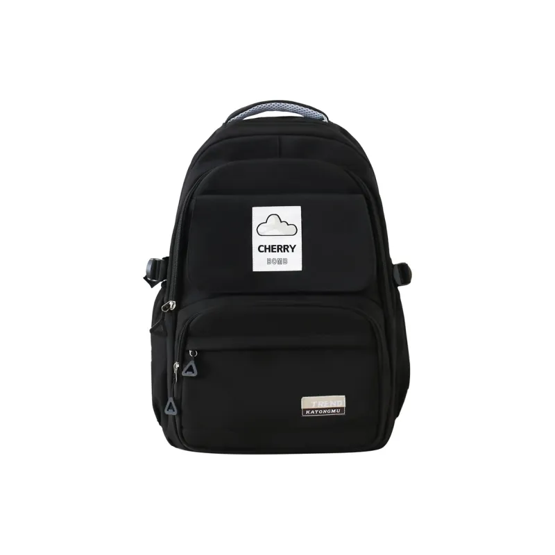 URBAN FOREST Nylon Backpack Regular Unisex Green/Black/Purple/Pink/Blue-1