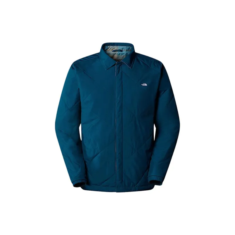THE NORTH FACE Afterburner Insulated Flannel Jacket Men's Midnight Gasoline-3