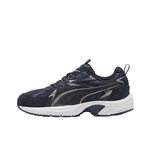 PUMA Milenio Anti-Slip Wear-Resistant Low-Top Casual Shoes Men's Dark Blue