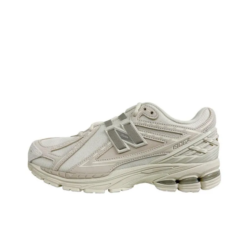 New Balance NB 1906R Anti-Slip Wear-Resistant Low-Top Casual Shoes Unisex Light Beige-0