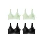 4-Pack Fresh Green 2+Black 2