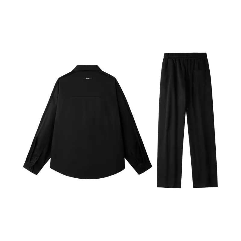 Coca Cola Shirt Matching Set Unisex Black-1