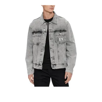 CALVIN KLEIN Denim Jacket Men's Gray