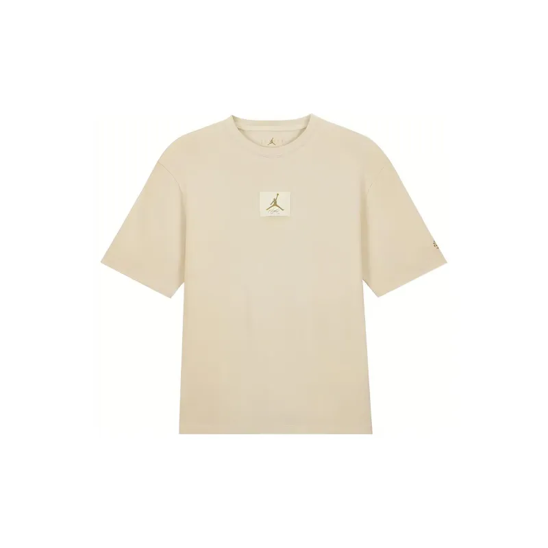 Jordan x TITAN T Shirt Men's Beach Light Yellow-0