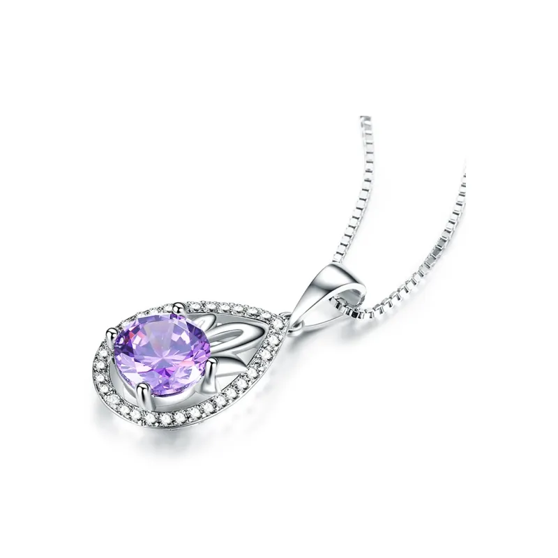 CENTURY&KINDLE S925 Silver Necklaces Women's-1