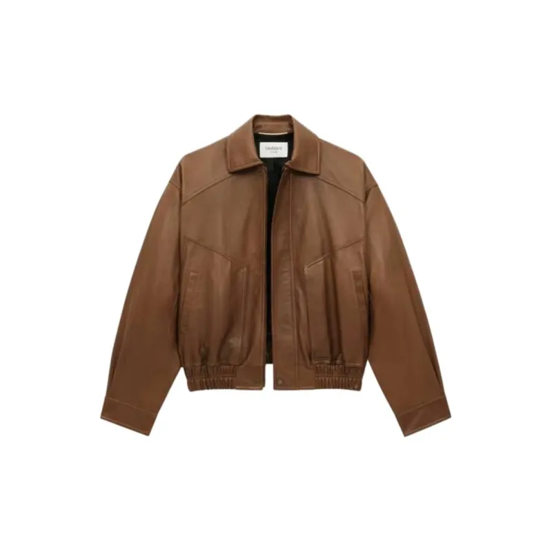 SAINT LAURENT Jackets & Coats Men's Umber-2