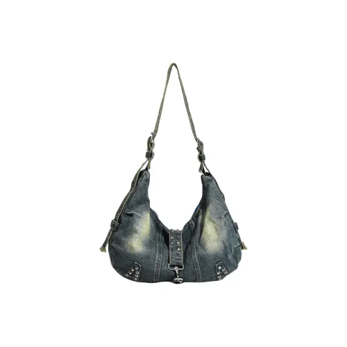 NOMK Denim Shoulder Bags Shoulder Bag Crossbody Bags Women's  Sizing Blue/Yellow/Black