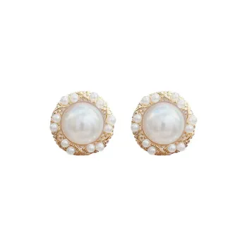 QIANFANGDAHUANGYE Alloy Stud Earrings Women's
