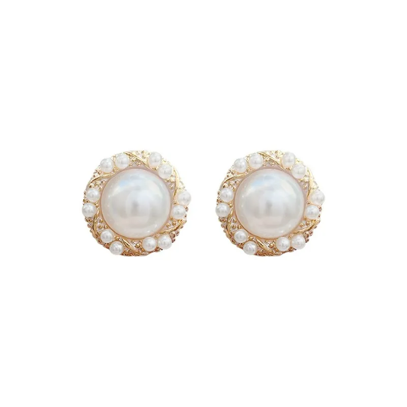 QIANFANGDAHUANGYE Alloy Stud Earrings Women's-0