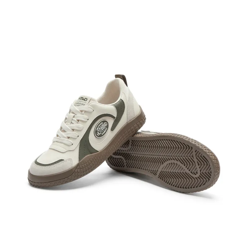 Hotwind Abrasion-Resistant Slip-Resistant Low-Top Skateboard Shoes Women's-13