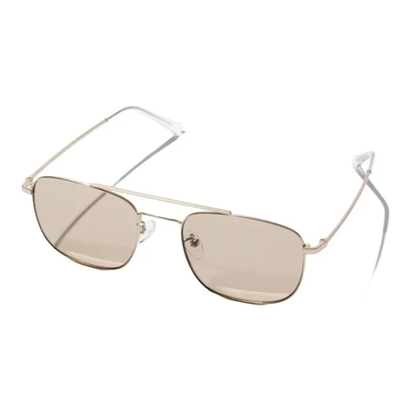 UNIQLO Aviator Sunglasses Unisex Camel-0