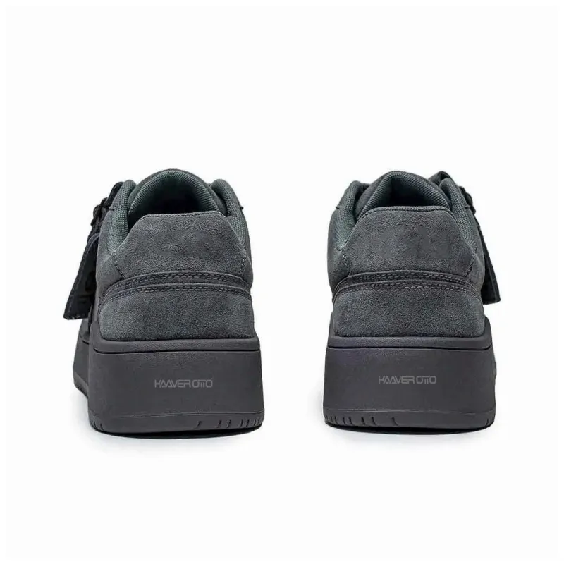 KAAVER OTTO Low Top Skateboard Shoes Women's Gray-4