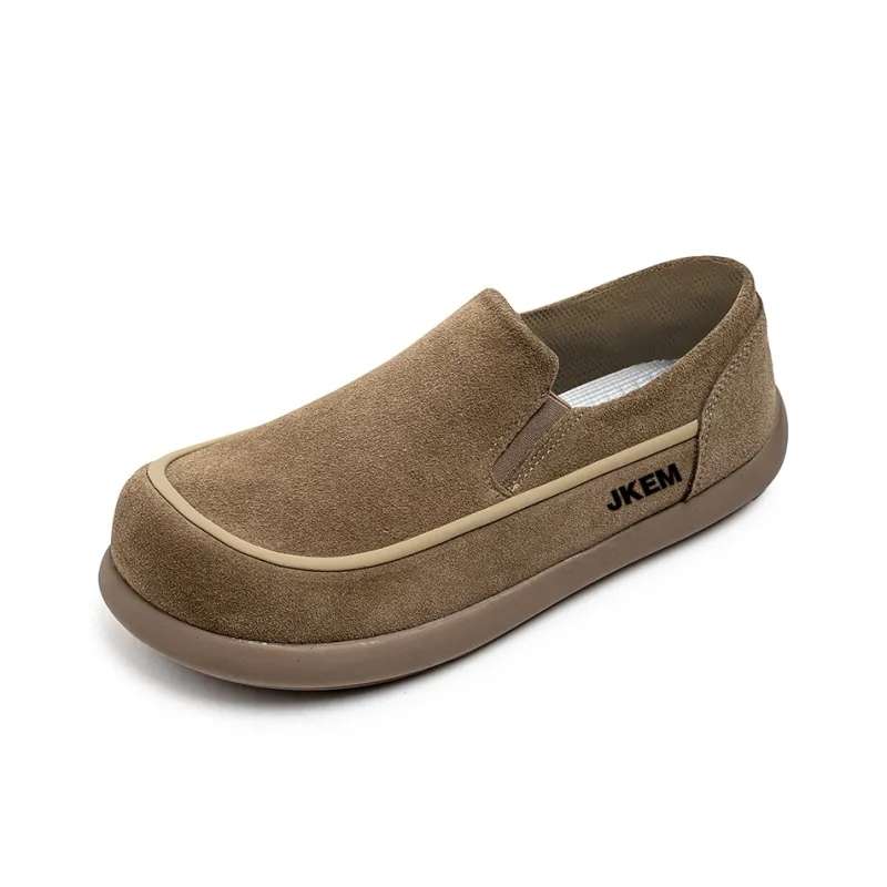JKEM Men's Casual Shoes Men Low Top Black/Khaki/Chestnut-11
