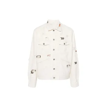 ISABEL MARANT ETOILE Jango Embroidered detail Denim Jacket