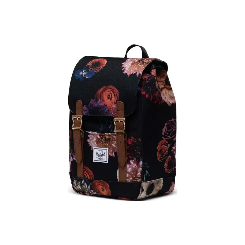 Herschel Recycled Polyester Backpack Mini Unisex Red & Black-1
