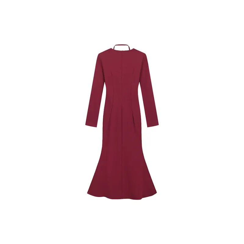 AHDO Long-Sleeved Dresses Women's-1