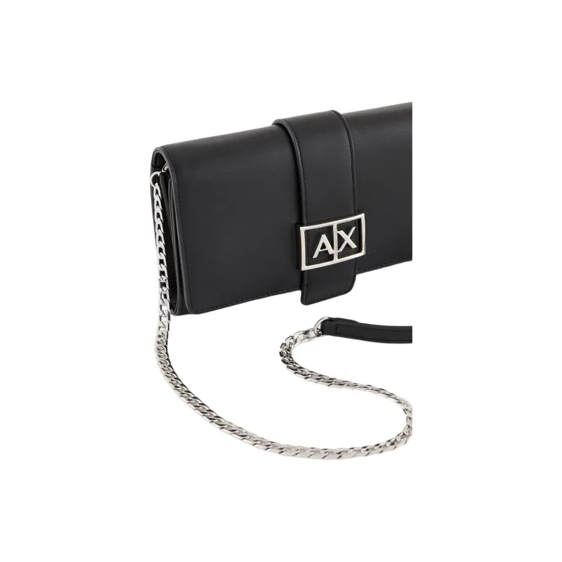 ARMANI EXCHANGEAE Polyester One Shoulder Wallet Women's Black-4
