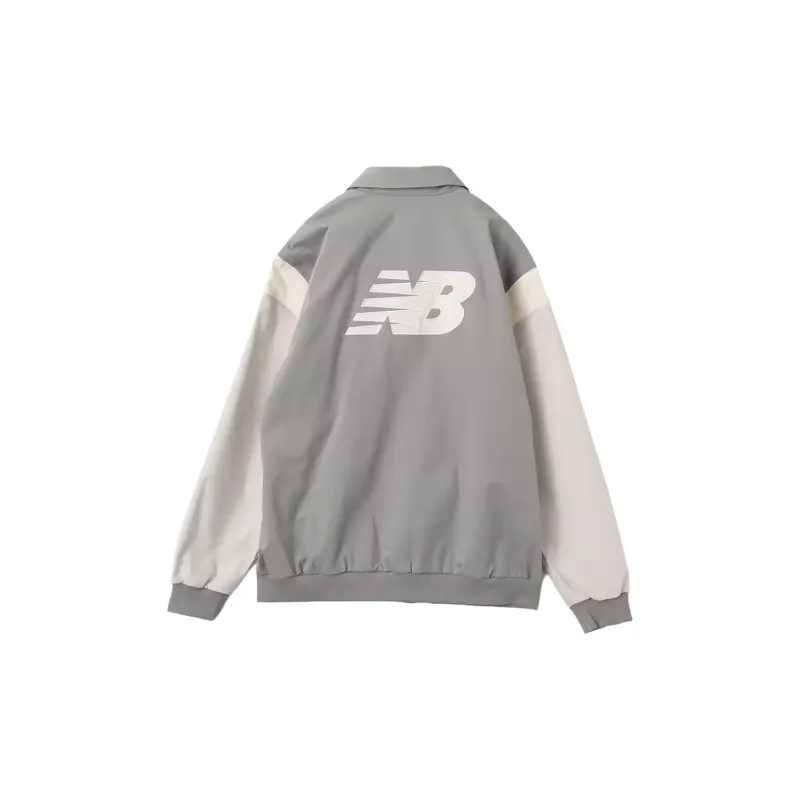 New Balance Athletics Varsity Jacket Unisex Gray-1