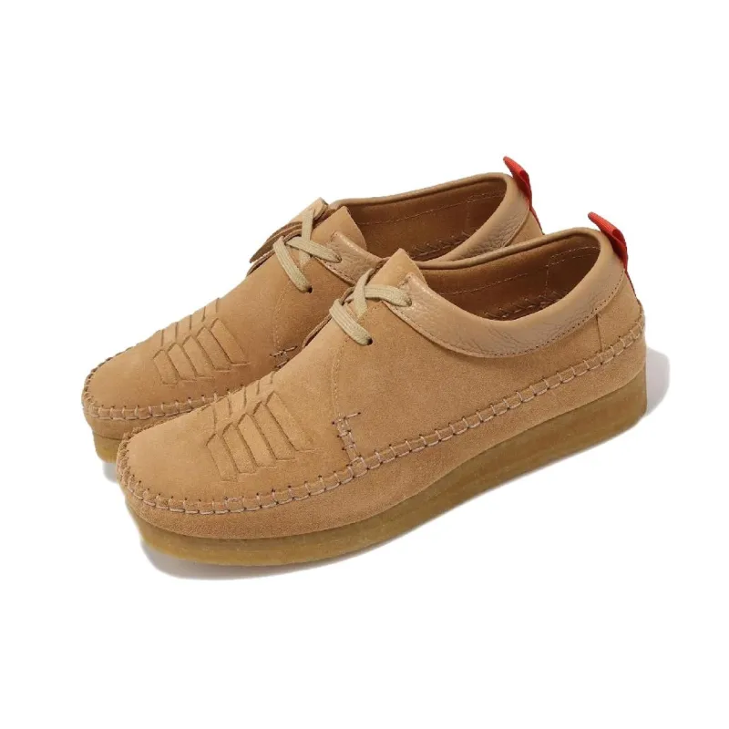 Clarks Originals Weaver Weft Casual Shoes Men's Brown-2