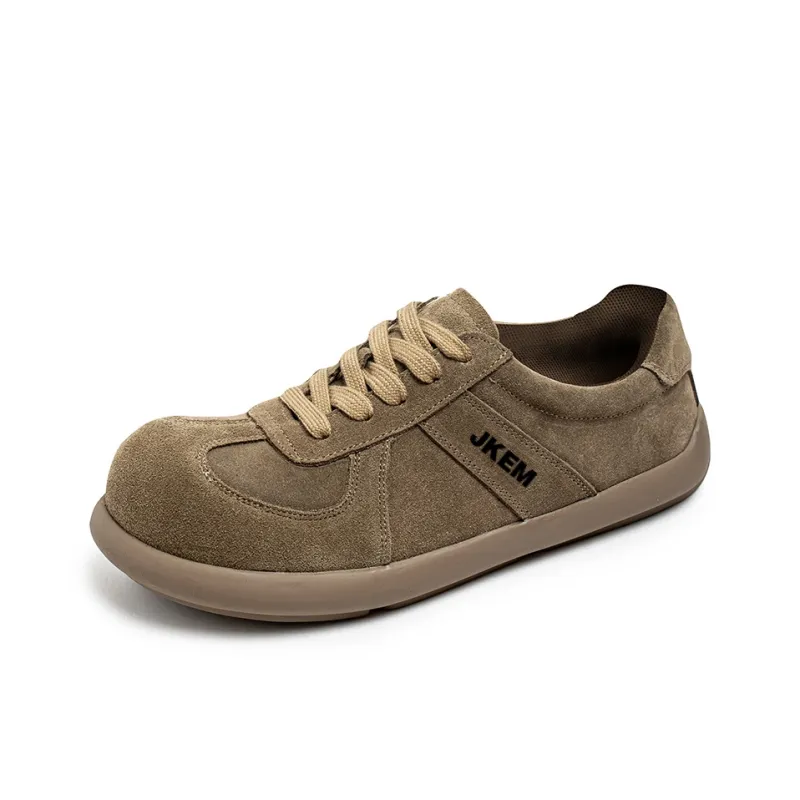JKEM Men's Casual Shoes Men Low Top Black/Khaki/Chestnut-11