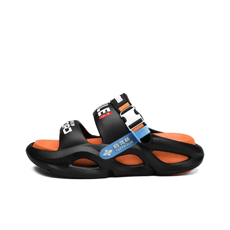 YUZHAOLIN EVA Cut Out Massage Slip Resistant Abrasion Resistant Quiet Slide Slippers Unisex-31