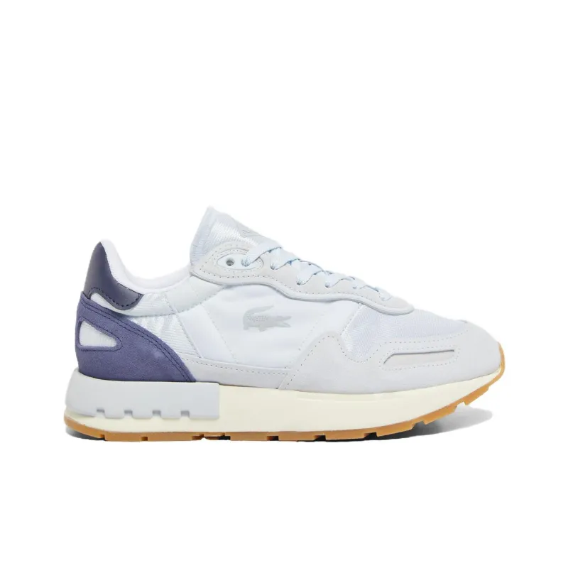 LACOSTE Anti Slip Wear Resistant Low Top Running Shoes Women's Light Blue-1