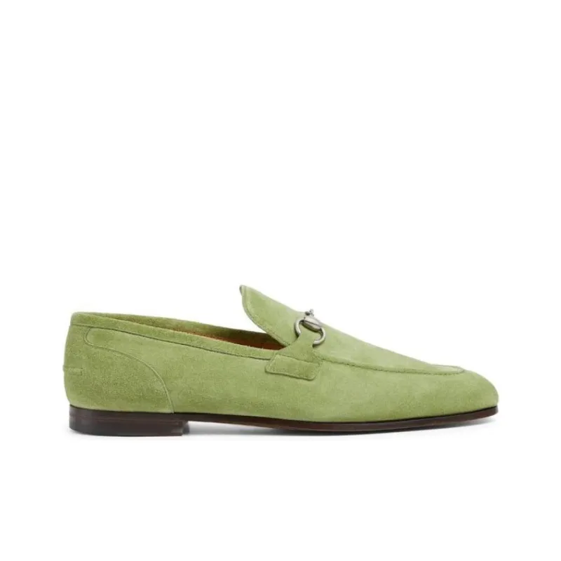 GUCCI Jordaan Loafers Men's Green-1