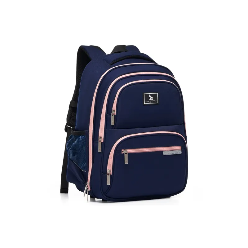 OIWAS Fabric Kids Bag Regular Kids' Gray Green/Dark Blue-9