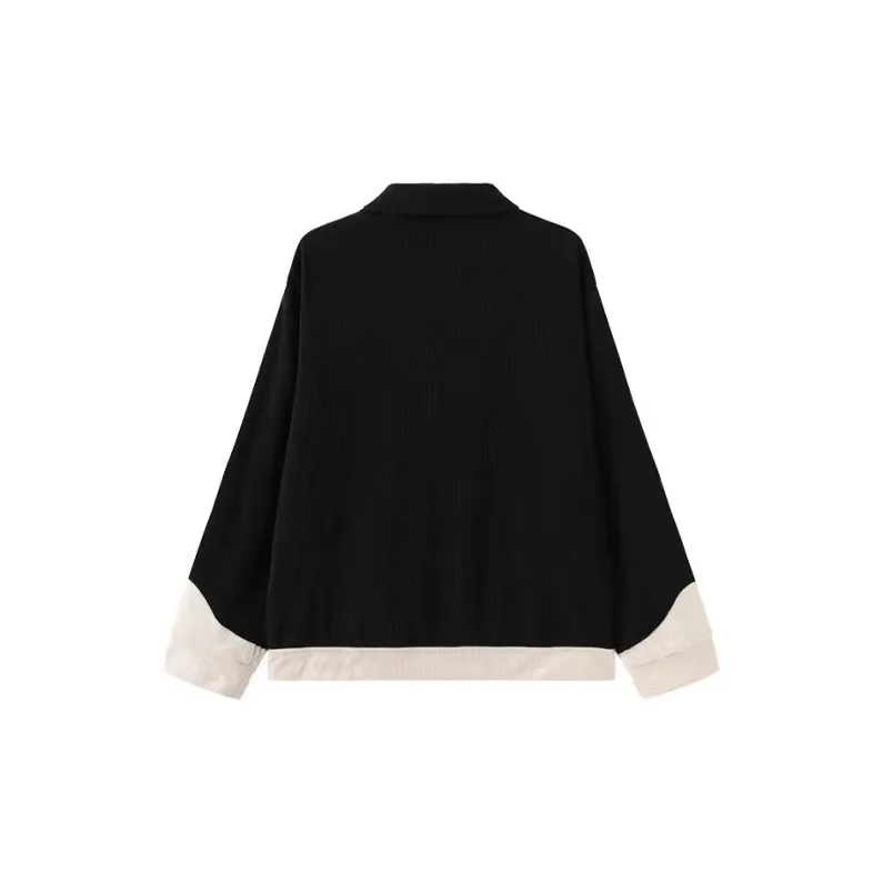 TESTUNG Fashion Jackets & Coats Unisex Classic Black And White Tone-1