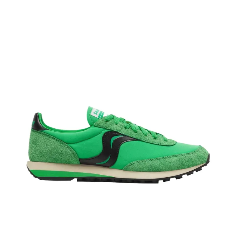 Saucony Trainer 80 Slip Resistant Low Top Running Shoes Unisex Green Black-1
