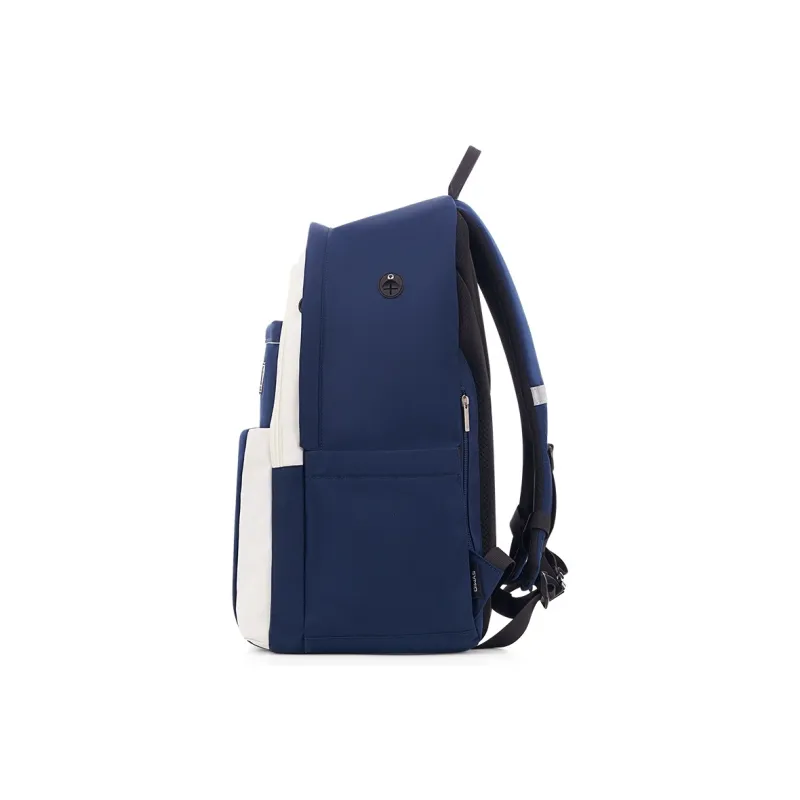 OIWAS Fabric Backpack Regular Unisex Orange/Light Blue/Dark Blue-16