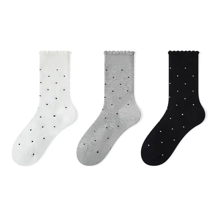 Moremoli Mid-Calf Socks Women's 3 Pack-4