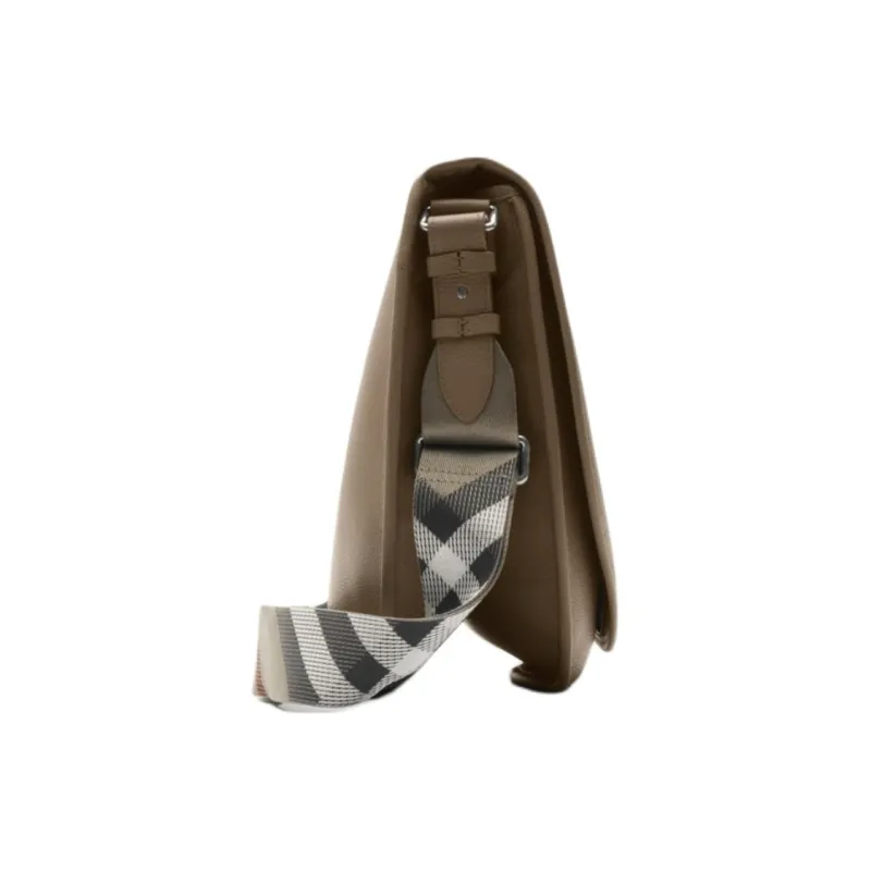 Burberry Rocking Horse Calfskin Crossbody Bag, Shoulder Bag Men's Khaki-1