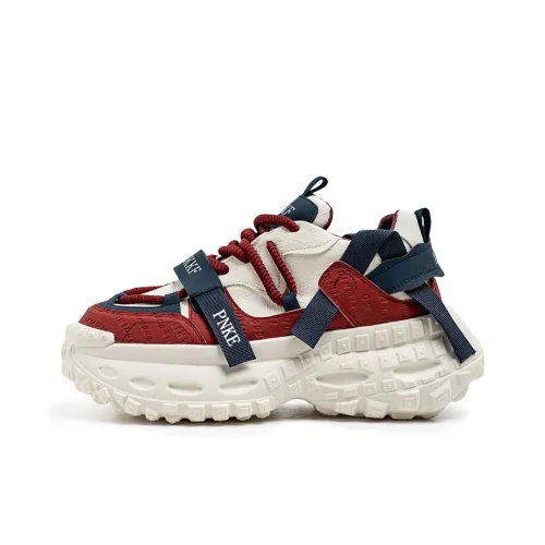 PNKE Anti Slip And Wear Resistant Height Increasing Low Top Chunky Sneakers Men's
