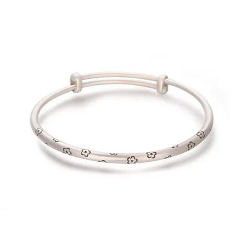 QIANCHANG 999 Fine Silver Sterling Silver Bracelets Women's