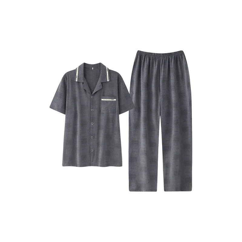 MADALLO Pajama Set Men's Dark Gray-0