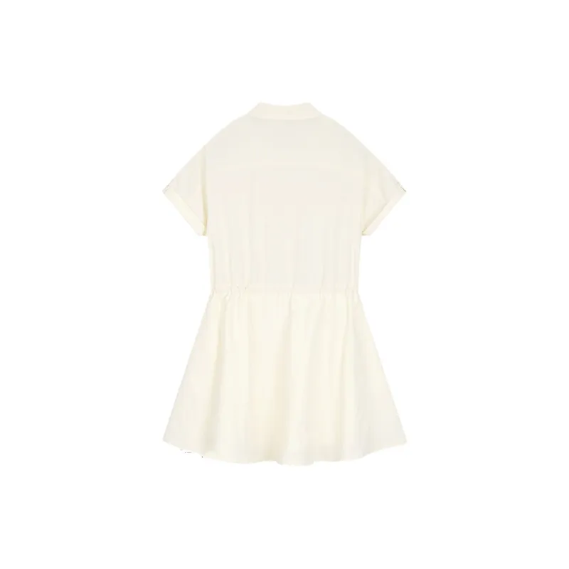 COVER TIME Short Sleeved Dress Women's Apricot-1