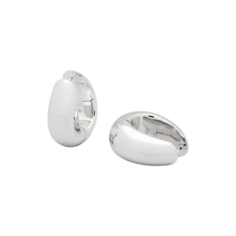 TOM WOOD Ice Huggie Earrings-0