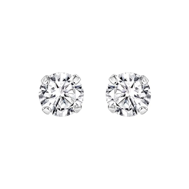 SUYG S925 Silver Stud Earrings Women's Box+Shopping Bag Packaging-1