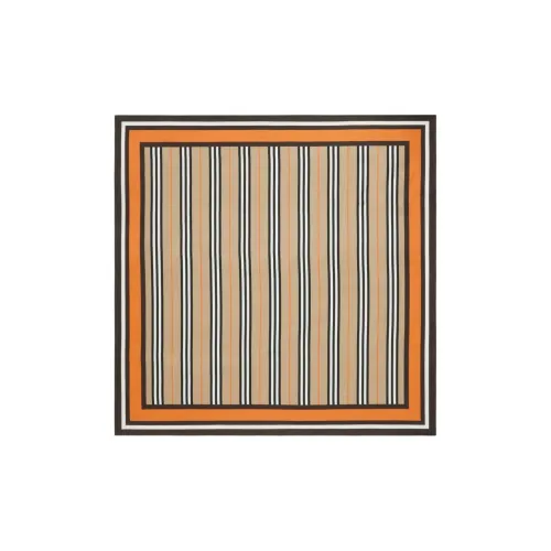 Burberry Silk Scarves Women's Orange