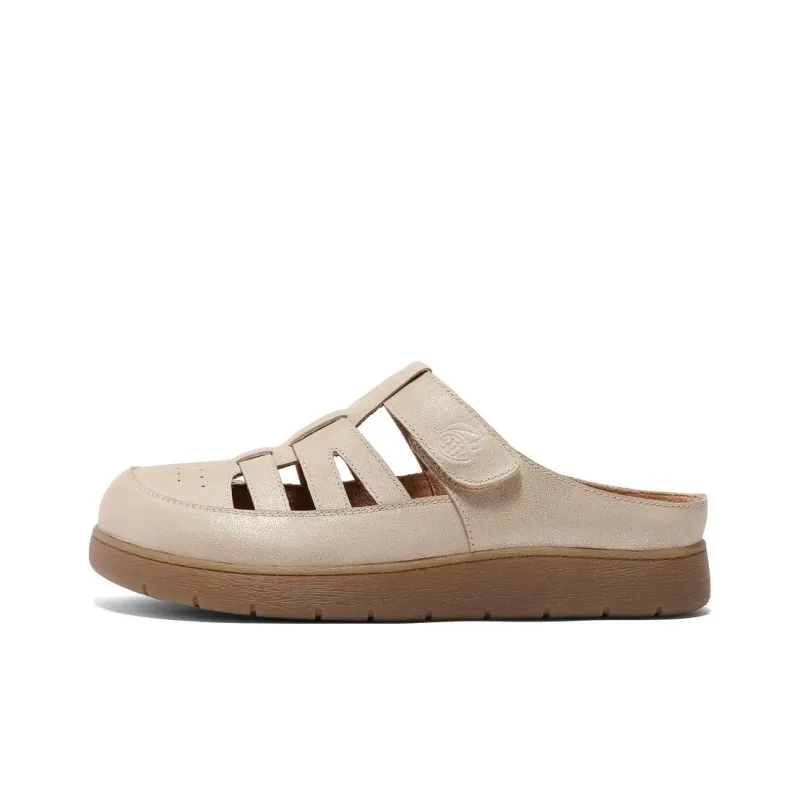 Senda Rubber Sole Abrasion-Resistant Wrap-toe Slippers Women's-4