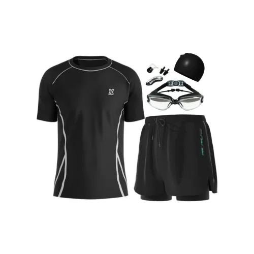 Yalu Preferred Swimming Sets Polyester+Elastane Outdoor Men's