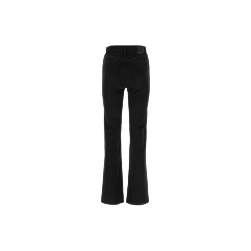 TOTEME Logo Patch Straight Leg Jeans-1