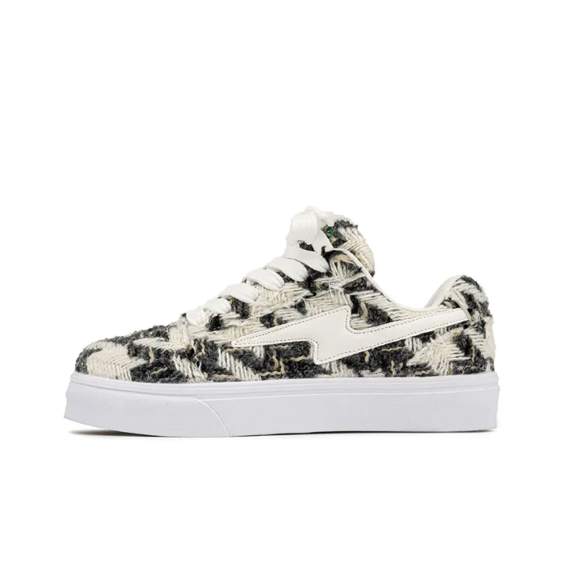 BEIER Lightning Collection Unique And Versatile Classic Vintage Cushioning Balance Low-Top Skateboard Shoes Unisex-7