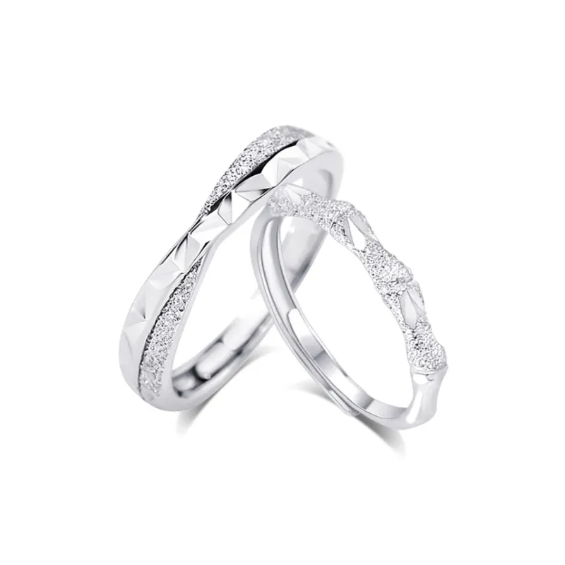 KUMET Sterling Silver Rings Unisex-0