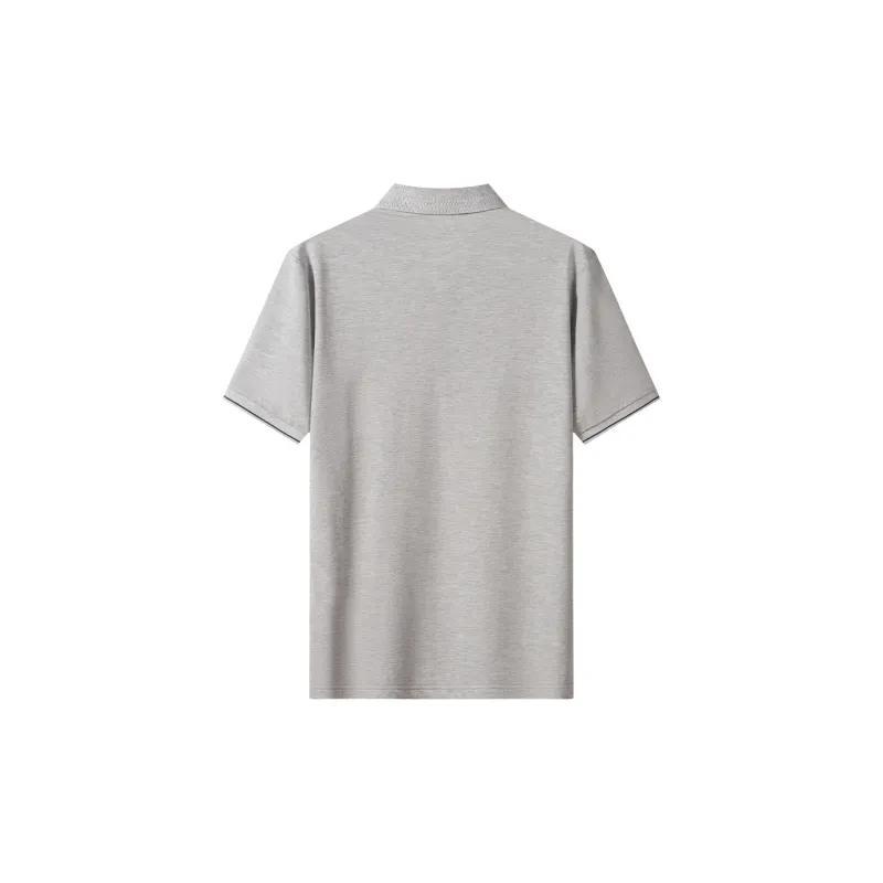 FIRS Polo Shirts Men Heather Gray-1