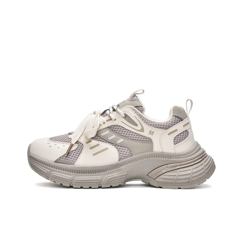 MISTERY Support Wear-Resistant Slip-Resistant Low-Top Chunky Sneakers Women's-6
