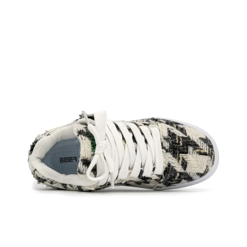 BEIER Lightning Collection Unique And Versatile Classic Vintage Cushioning Balance Low-Top Skateboard Shoes Unisex-9