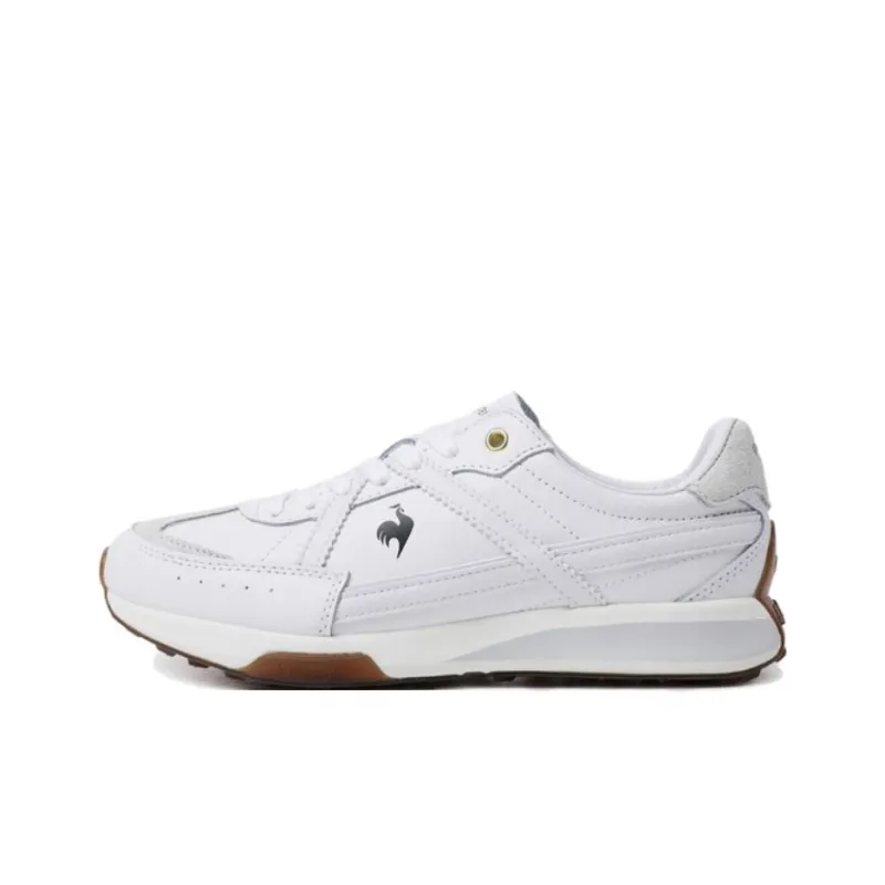 Le Coq Sportif Anti Slip Wear Resistant Low Top Casual Shoes Unisex White-0