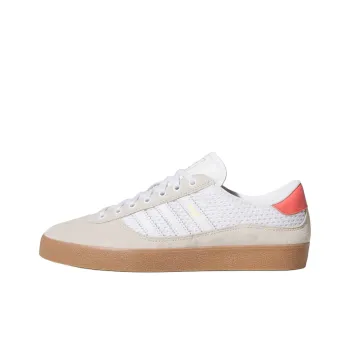 Adidas Originals Puig Indoor Anti Slip Wear Resistant Low Top Skateboard Shoes Men's Beige